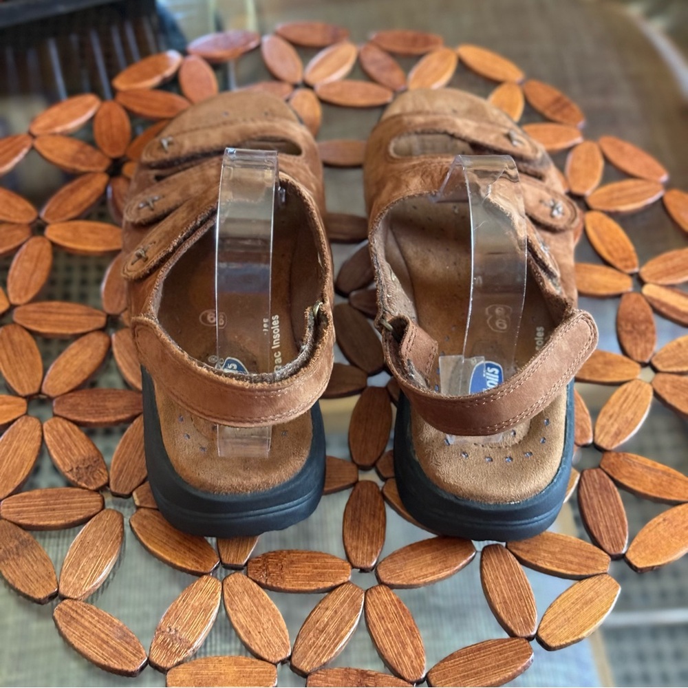 Dr. Scholl’s Patsy Brown Leather Slingback Sandal… - image 5